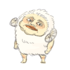 [LINEスタンプ] 羊の皮をかぶったオジさん