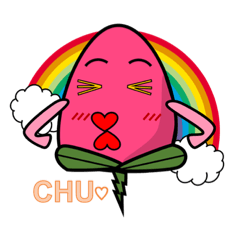 [LINEスタンプ] 日々の会話を彩る！いちごちゃん