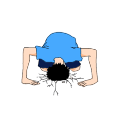 [LINEスタンプ] メガネの男の子スタンプ