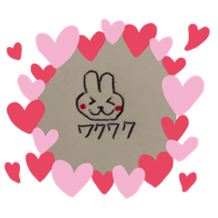 [LINEスタンプ] うさうさミニスタンプ