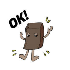 [LINEスタンプ] 羊羹くん 