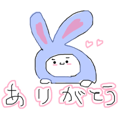 [LINEスタンプ] ましゅまるうさぎ3