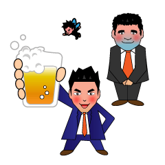[LINEスタンプ] 会長と愉快な仲間たち