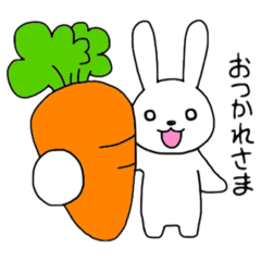 [LINEスタンプ] しろうさぎさんの毎日☆