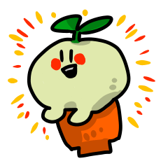 [LINEスタンプ] 植木鉢の中のマンドラゴラ