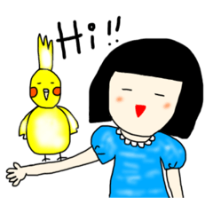 [LINEスタンプ] メグちゃんより。