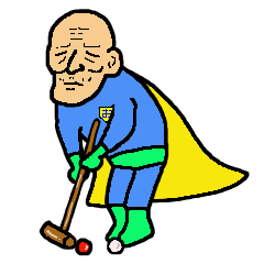[LINEスタンプ] 飛べ！おじいまん！！