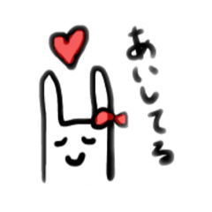 [LINEスタンプ] うさぎのまこちゃん