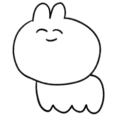 [LINEスタンプ] うさぴ～！