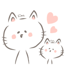 [LINEスタンプ] ねこちゃんであいさつ