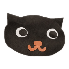 [LINEスタンプ] 黒猫くーちゃんスタンプの画像（メイン）