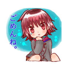 [LINEスタンプ] ちびキャラガールズスタンプ