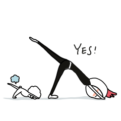 [LINEスタンプ] 別世界に生きる夫婦 by MJ