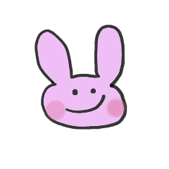 [LINEスタンプ] 表情を変えないウサギさん