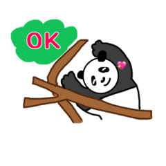 [LINEスタンプ] かわいいシャン子Ⅳ❤️パンダ