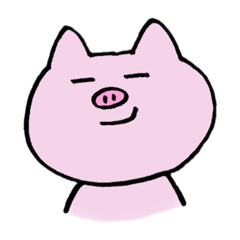 [LINEスタンプ] 適当に使えるぶたさん。