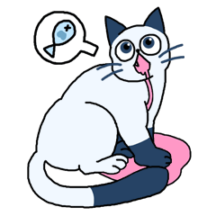 [LINEスタンプ] Ye-o, ニャ ニャ. 日本語！