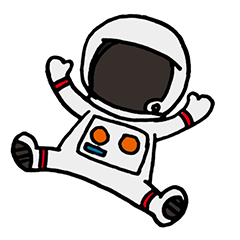 [LINEスタンプ] アストロくん