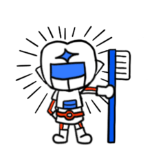 [LINEスタンプ] 口腔戦士デンタマン ver.2