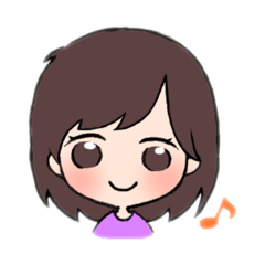 [LINEスタンプ] あいさつするおんなのこ