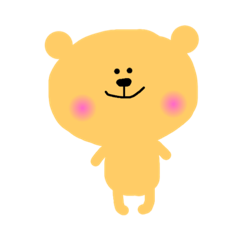 [LINEスタンプ] 黄色いくまさん 