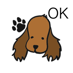 [LINEスタンプ] 垂れ耳犬 Eコッカー