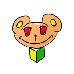 [LINEスタンプ] 化け熊 