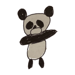[LINEスタンプ] パレットパンダ 