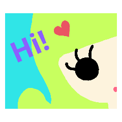 [LINEスタンプ] ハッピー＆ハッピー 