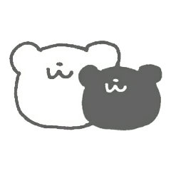 [LINEスタンプ] だぶくま手描きスタンプ 