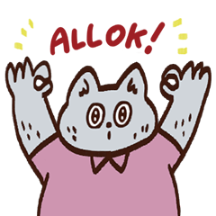 [LINEスタンプ] nekoichizoku（猫一族） 