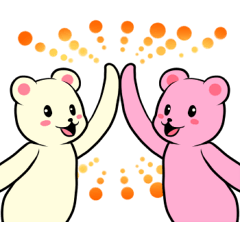 [LINEスタンプ] どたばたくまさん3
