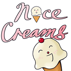 [LINEスタンプ] Nice Creams