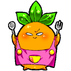 [LINEスタンプ] キレイなニンジンくん