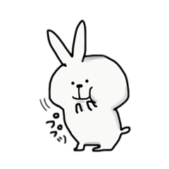 [LINEスタンプ] 恐竜とうさぎ2