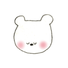 [LINEスタンプ] しろくまさんです。