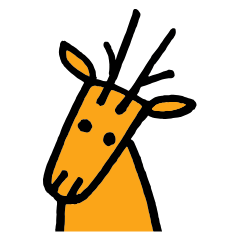 [LINEスタンプ] のんびり鹿の生活