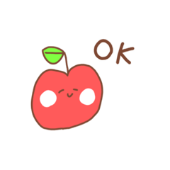 [LINEスタンプ] 可愛いフルーツ達のスタンプ☆
