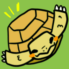 [LINEスタンプ] リクガメじゃが丸