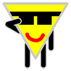 [LINEスタンプ] 図形ちゃんスタンプ25