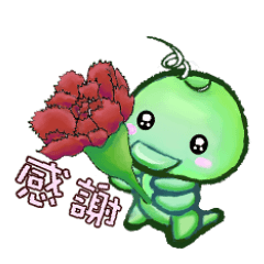 [LINEスタンプ] ツバメ幼虫 どうも ありがとうございます