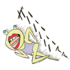 [LINEスタンプ] 気まぐれエマメちゃん