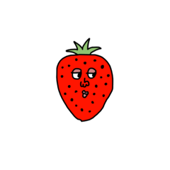 [LINEスタンプ] いろんなくだものある、