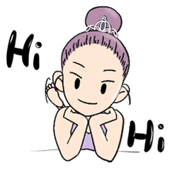 [LINEスタンプ] バレリーナ オーロラ(Aurora)の画像（メイン）