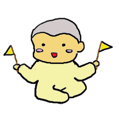 [LINEスタンプ] 坊主あたまの赤ちゃんスタンプ2セット目