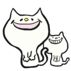 [LINEスタンプ] にゃり〜んの日常あいさつひらがな版