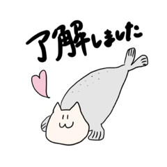 [LINEスタンプ] 海のなかまたちによる日常スタンプ