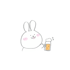 [LINEスタンプ] いやしのうさちゃんスタンプ