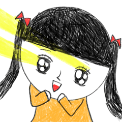 [LINEスタンプ] 少女時代の日常