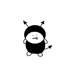 [LINEスタンプ] デビルくん1